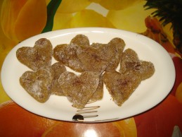 Raw  mango murabba candy trinangles recipe
